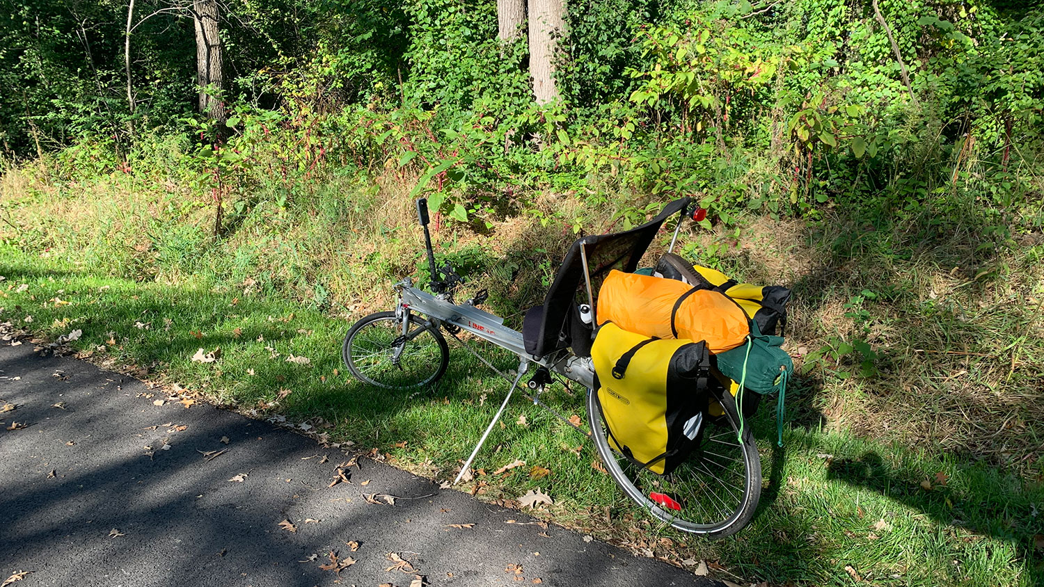 Linear Recumbent on the Fox River Trail