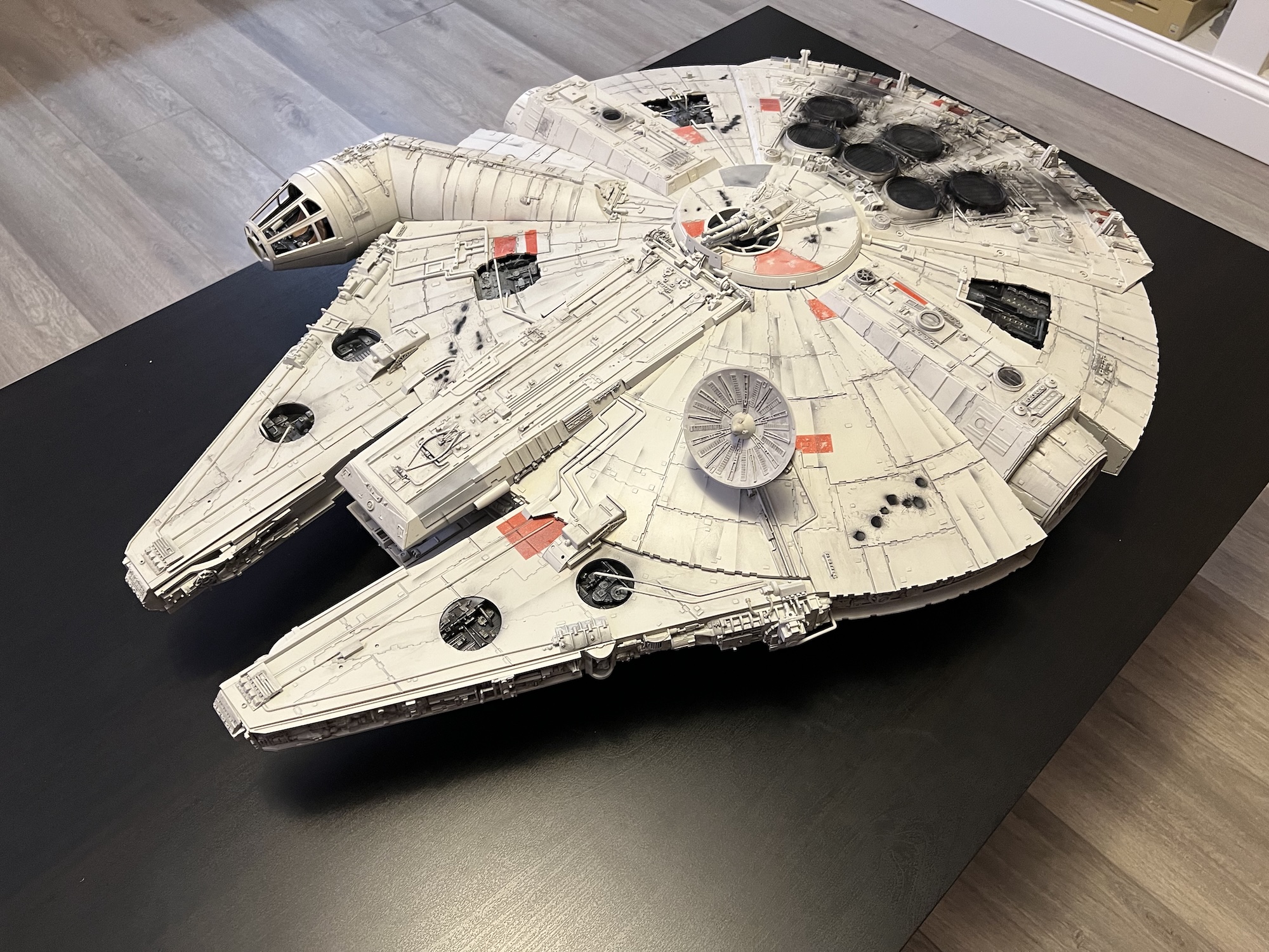 Millennium Falcon completely assembled