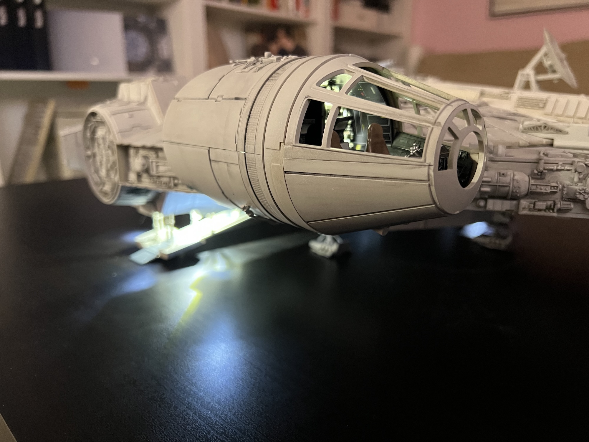 Millennium Falcon cockpit and boarding ramp